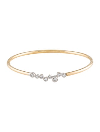 Simon G. 18K Diamond Bubble Bangle