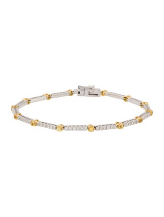 Simon G. 18K Diamond & Sapphire Tennis Bracelet