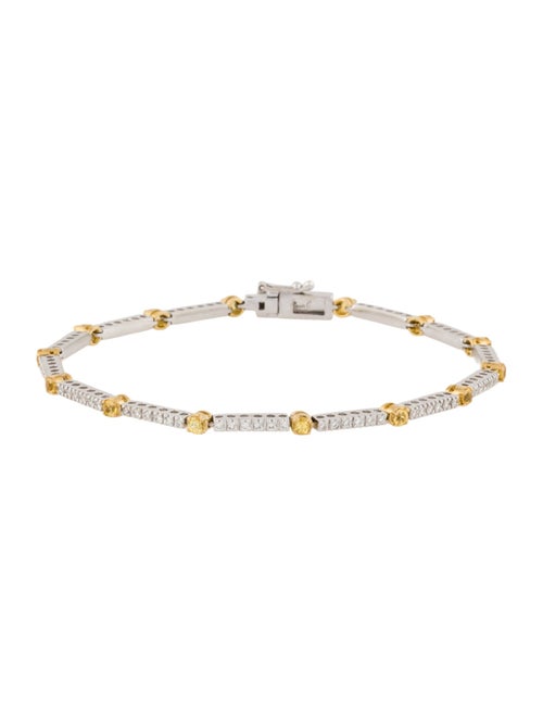 Simon G. 18K Diamond & Sapphire Tennis Bracelet