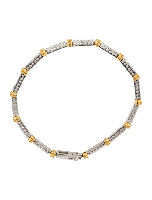 Simon G. 18K Diamond & Sapphire Tennis Bracelet