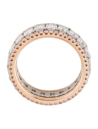 Simon G. Platinum 3.78ctw Diamond Eternity Band