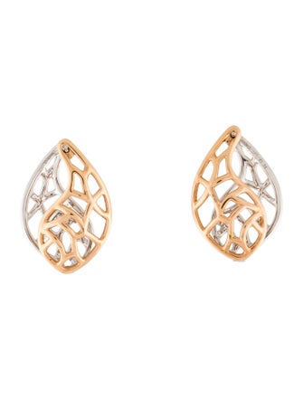 Simon G. 18K 1.34ctw Diamond Earclips