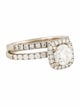 Simon G. 18K 1.49ctw Diamond Engagement Ring & Wedding Band Set