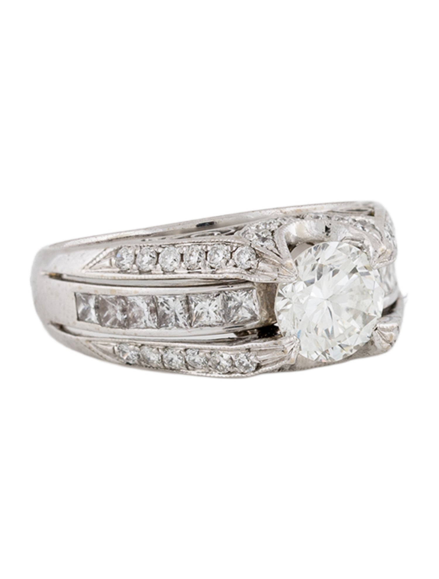 Simon G. 1.00ct Diamond Pavé Engagement