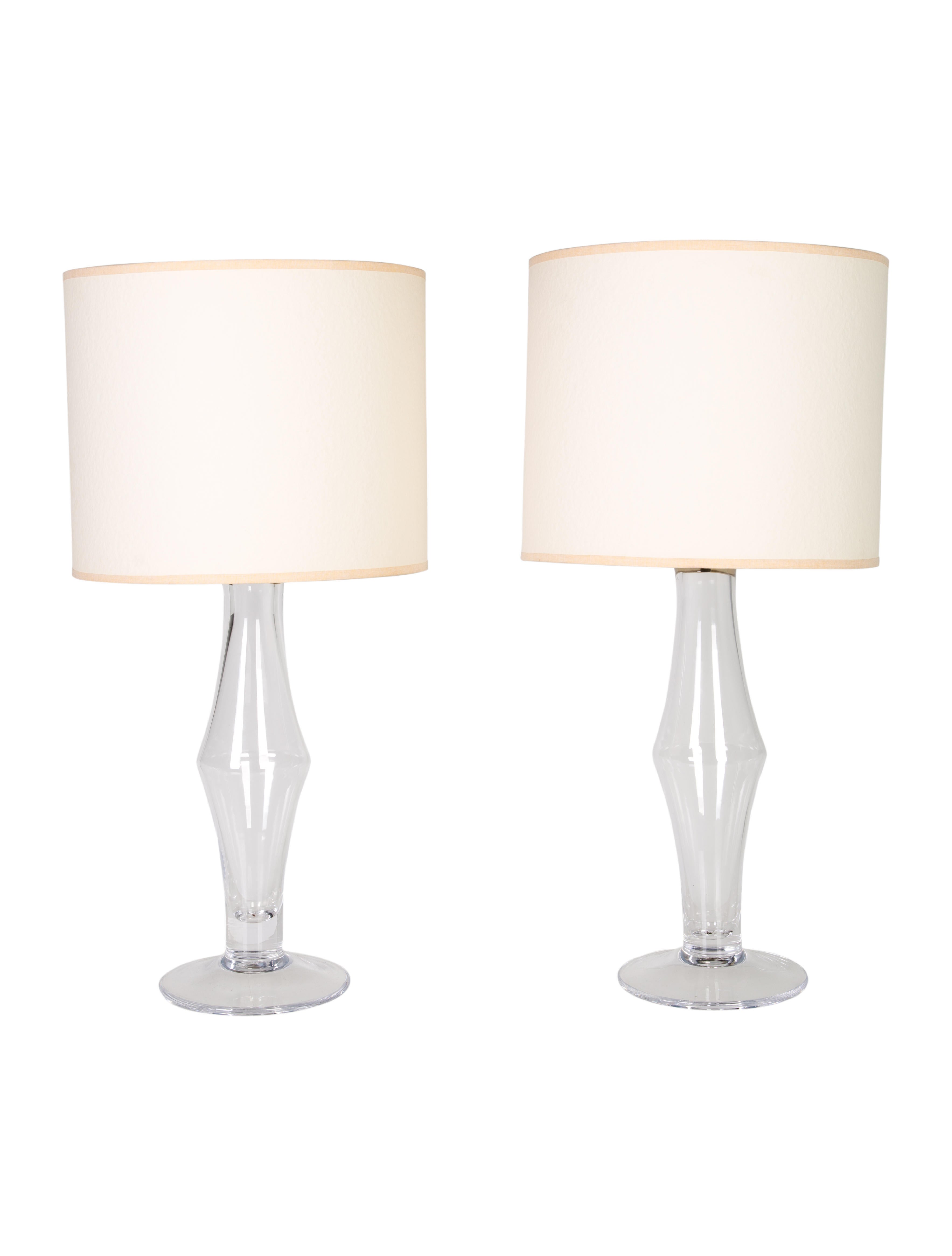 Simon Pearce Glass Table Lamps