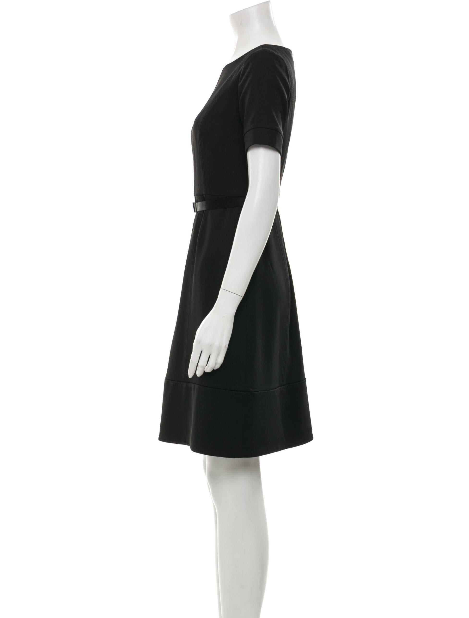 Sinclair Bateau Neckline Mini Dress