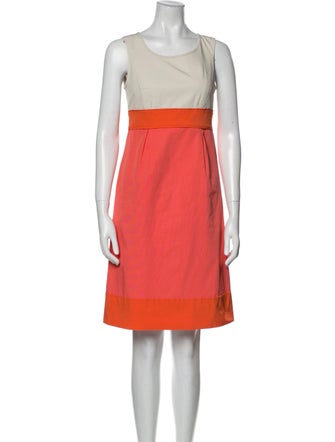 Sinclair Colorblock Pattern Mini Dress