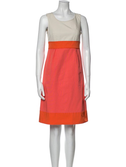 Sinclair Colorblock Pattern Mini Dress