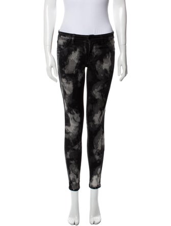 Sinclair Tie-Dye Print Skinny Leg Pants
