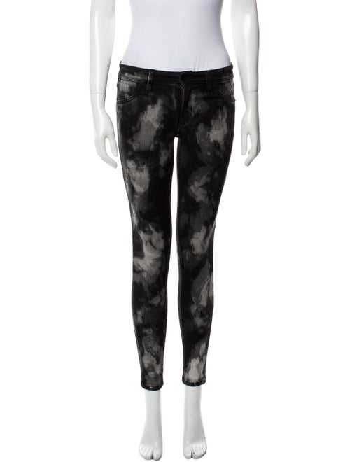 Sinclair Tie-Dye Print Skinny Leg Pants