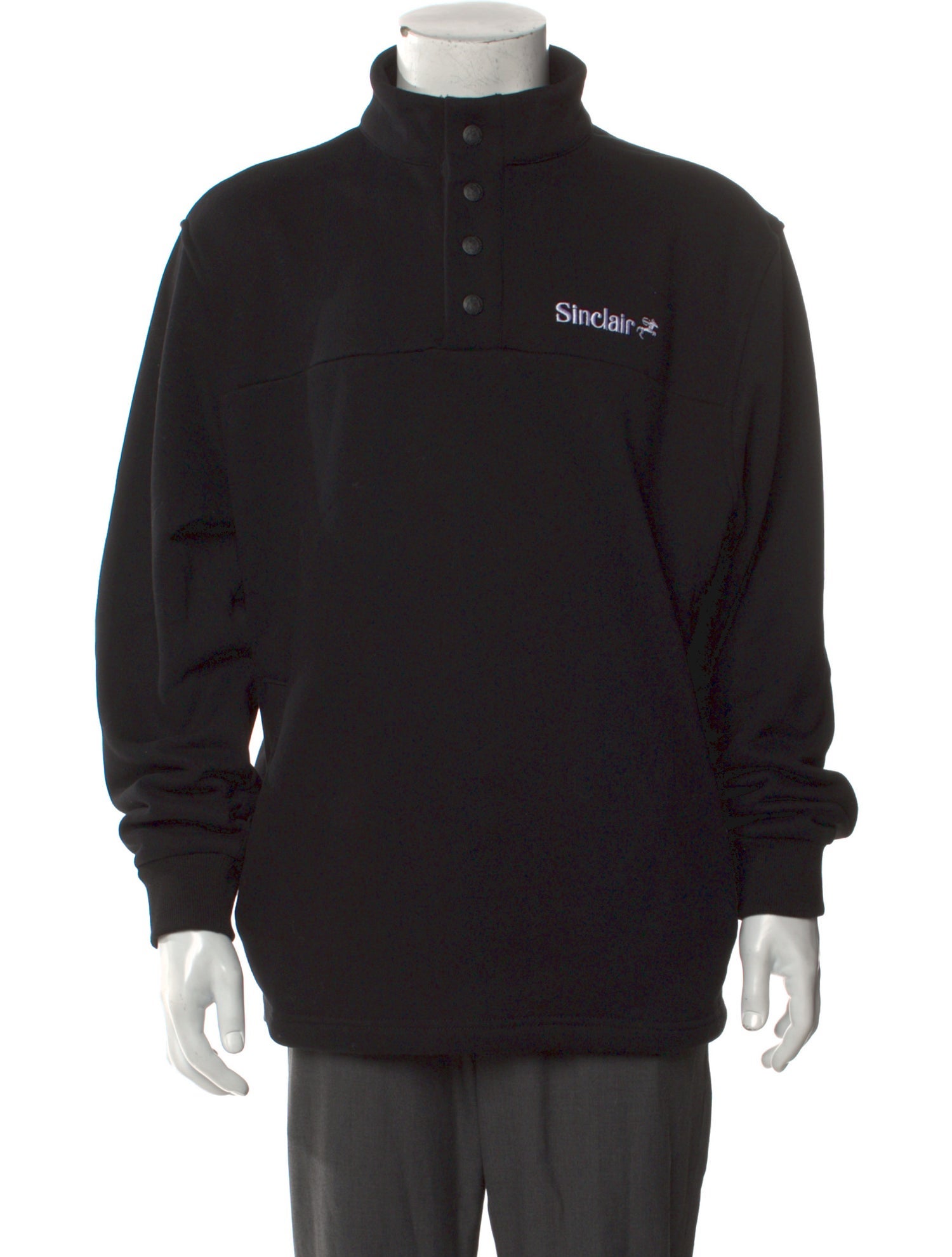 Sinclair Graphic Print Turtleneck Sweatshirt