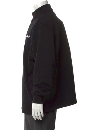 Sinclair Graphic Print Turtleneck Sweatshirt