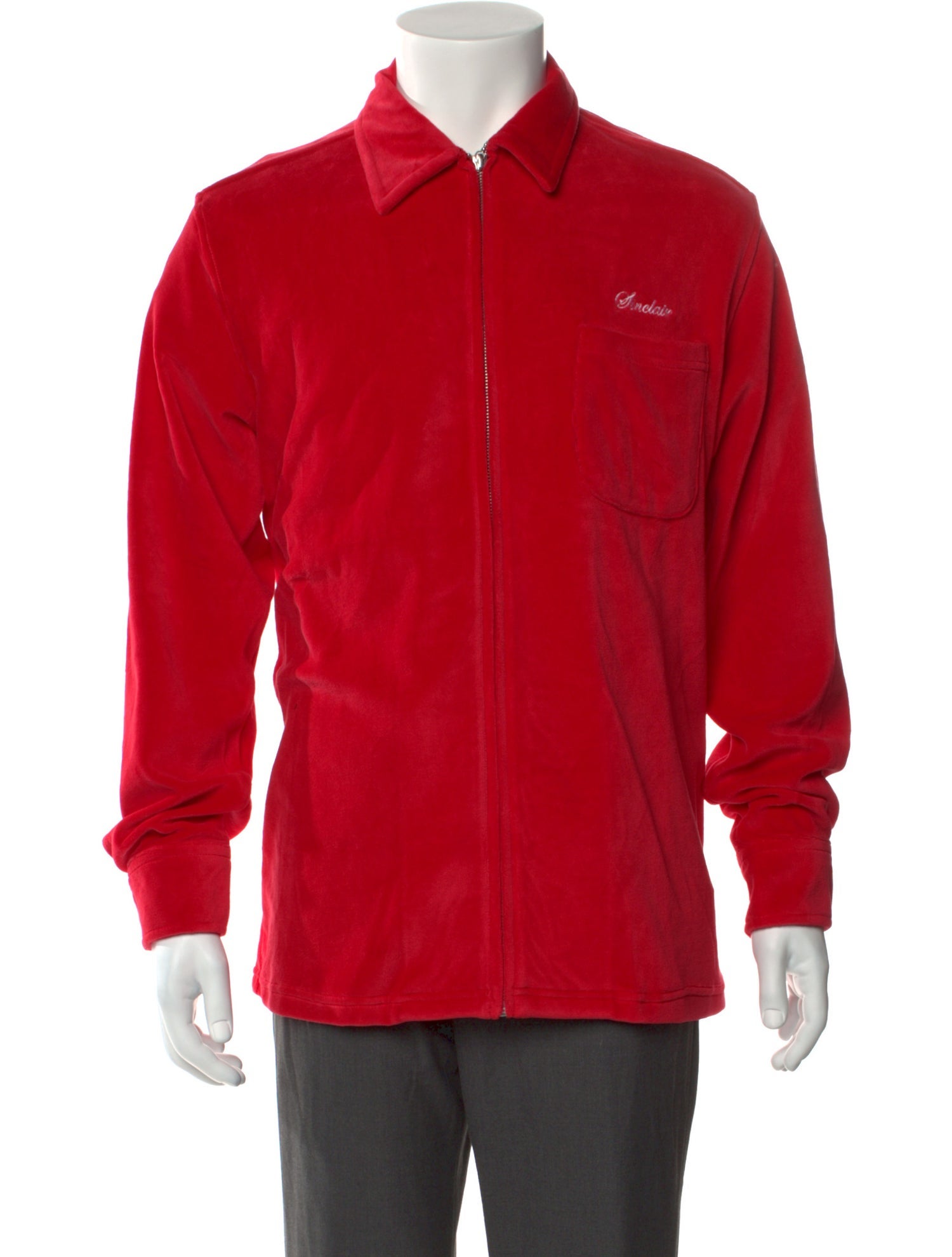 Sinclair Graphic Print Collar Sweatshirt