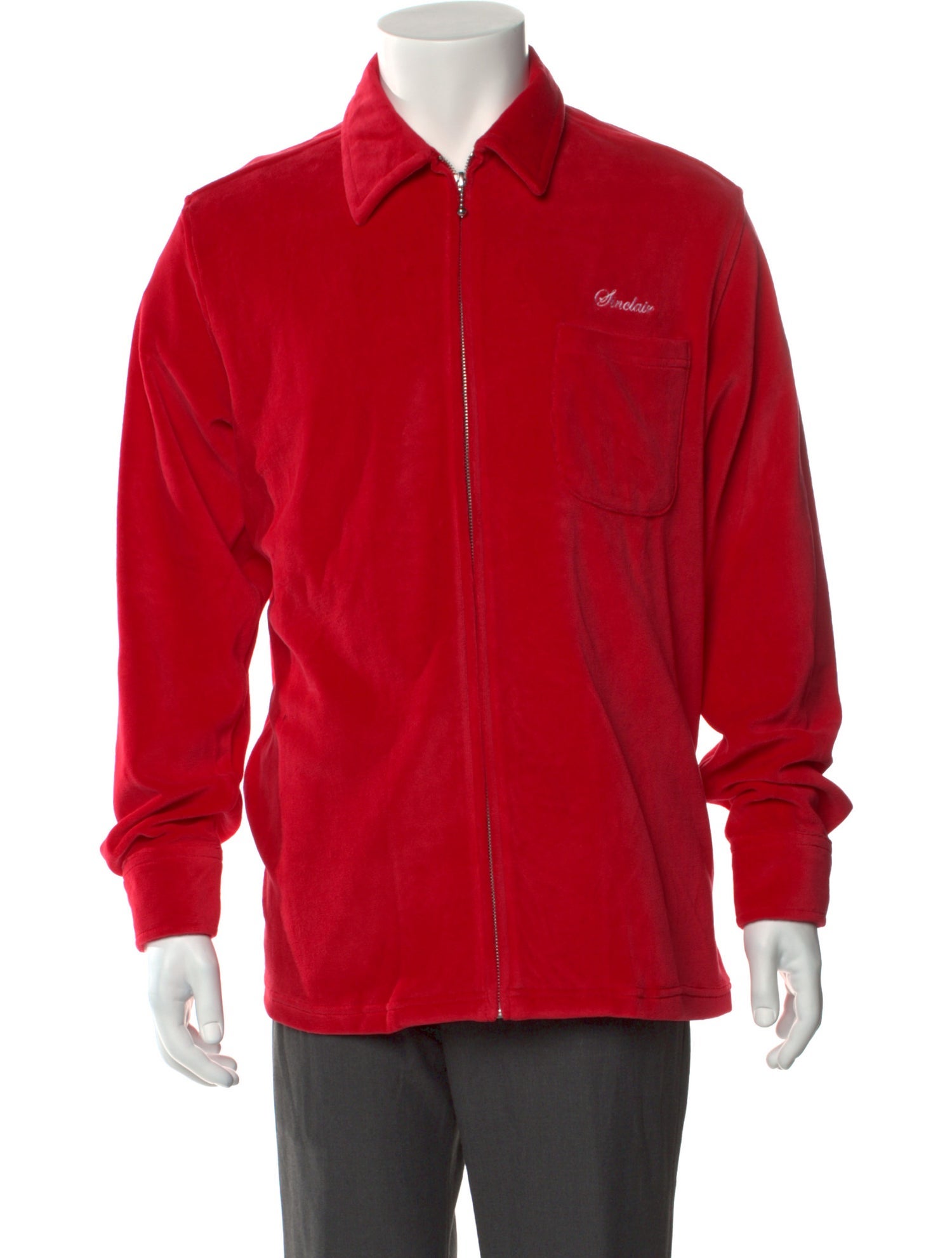 Sinclair Graphic Print Collar Sweatshirt