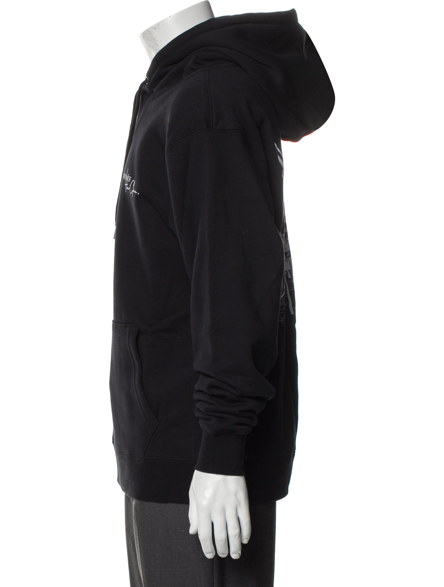 Sinclair Printed Crew Neck Hoodie