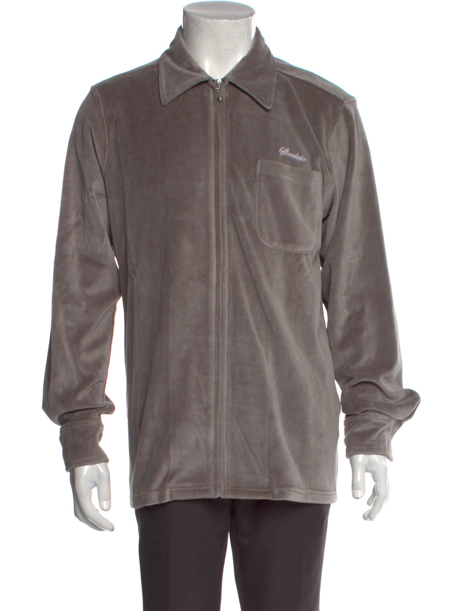 Sinclair Mock Neck Long Sleeve Polo Sweater