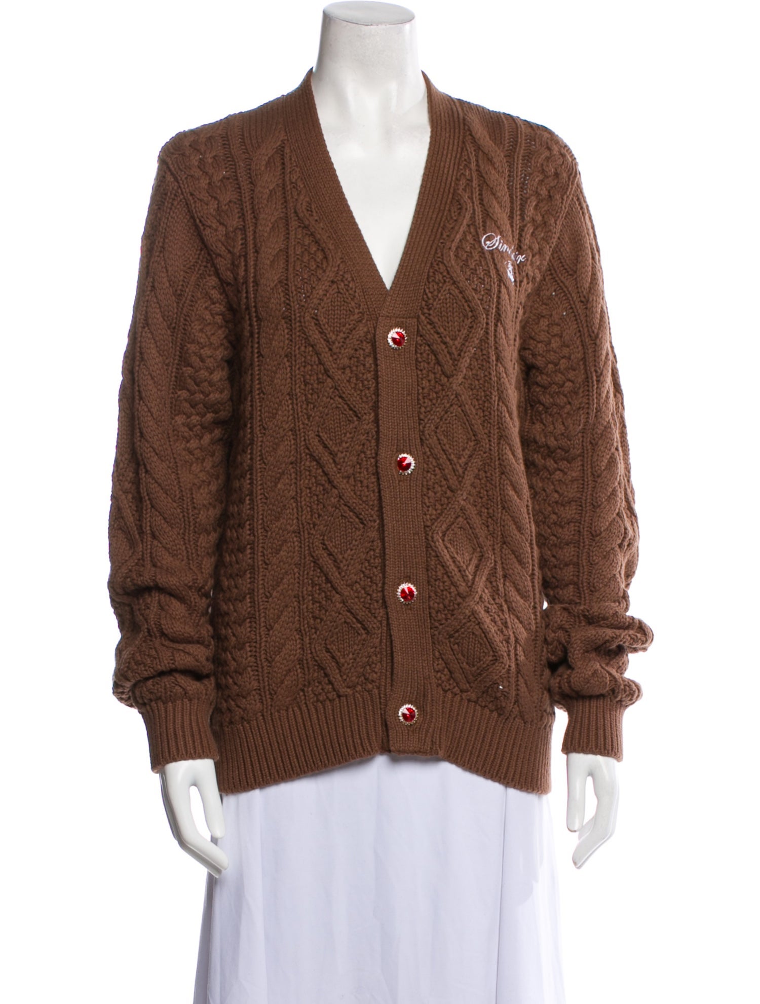 Sinclair Patterned V-Neck Sweater
