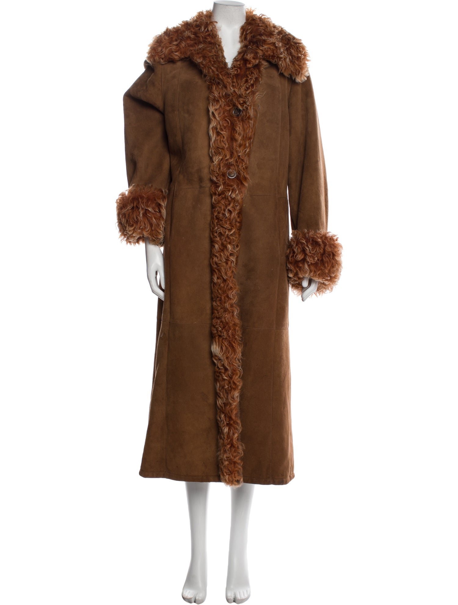 Sinclair Animal Print Fur Coat