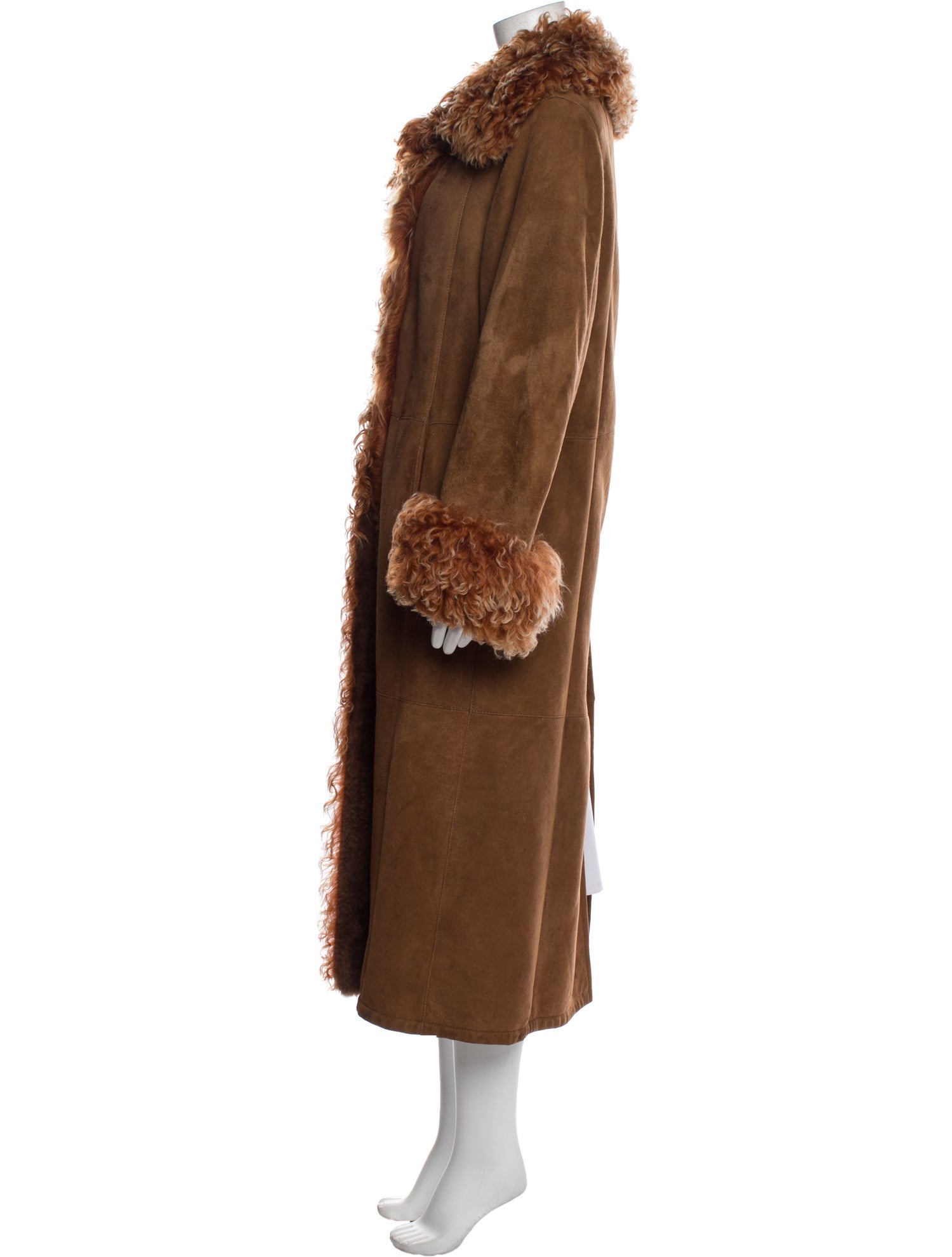 Sinclair Animal Print Fur Coat