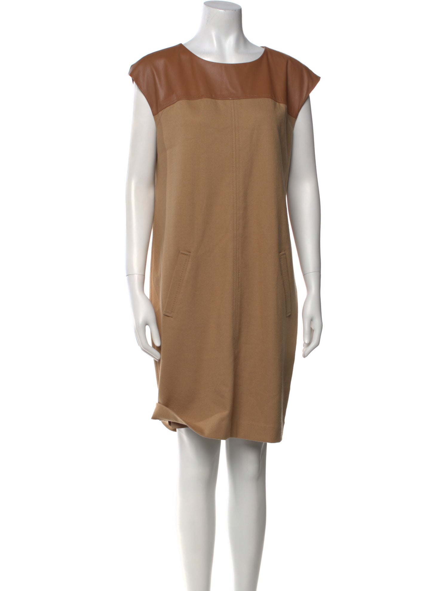 Sinclair Crew Neck Knee-Length Dress