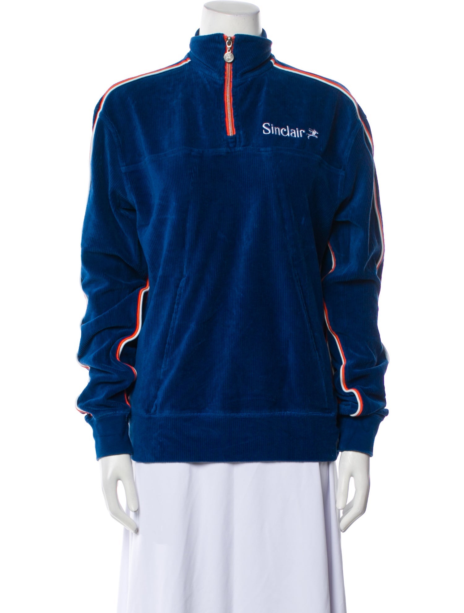 Sinclair Mock Neck Long Sleeve Sweatshirt