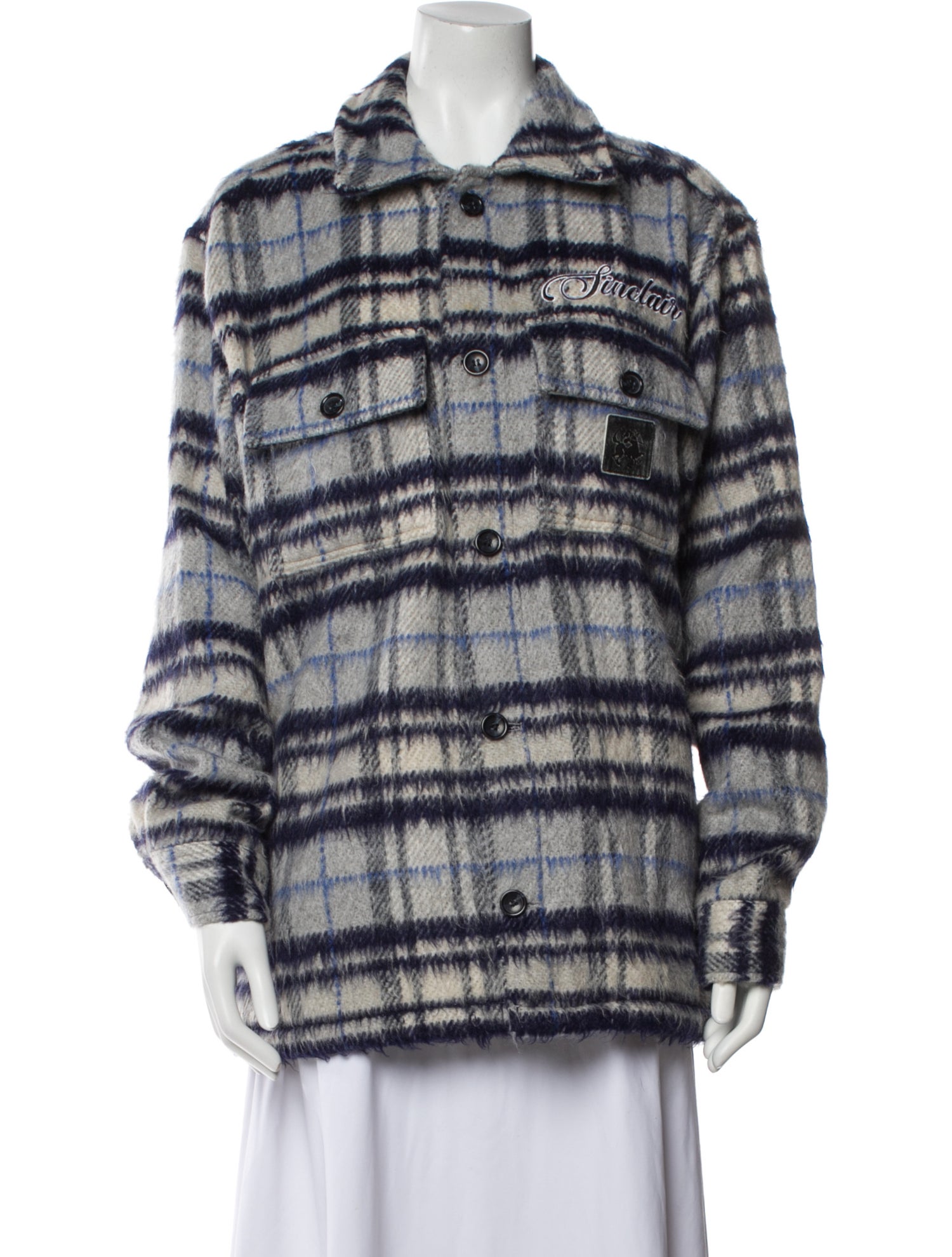 Sinclair Plaid Print Coat