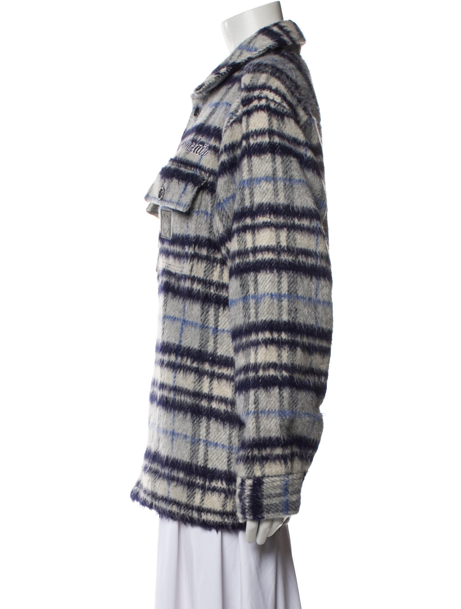 Sinclair Plaid Print Coat