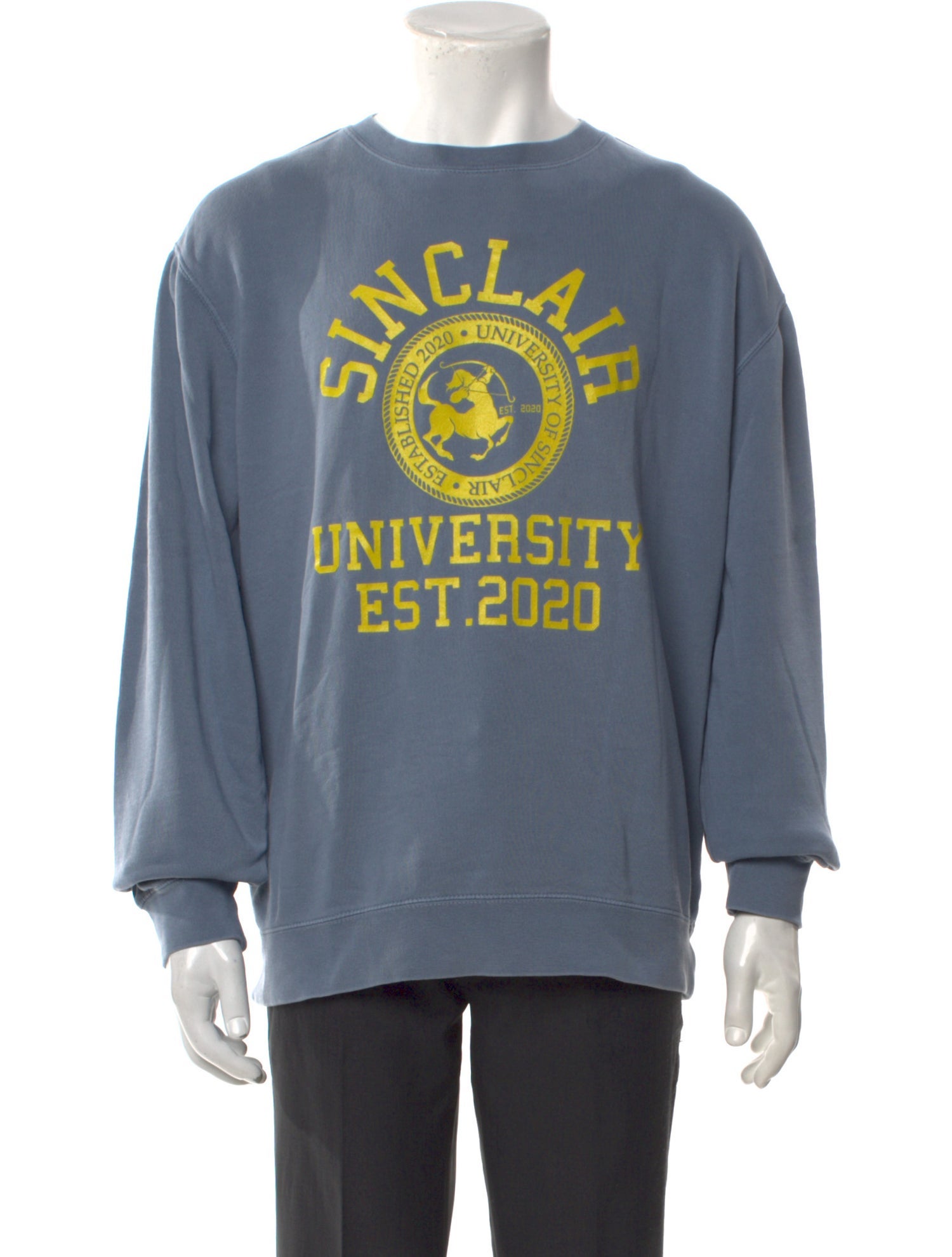Sinclair Graphic Print Crew Neck Sweatshirt