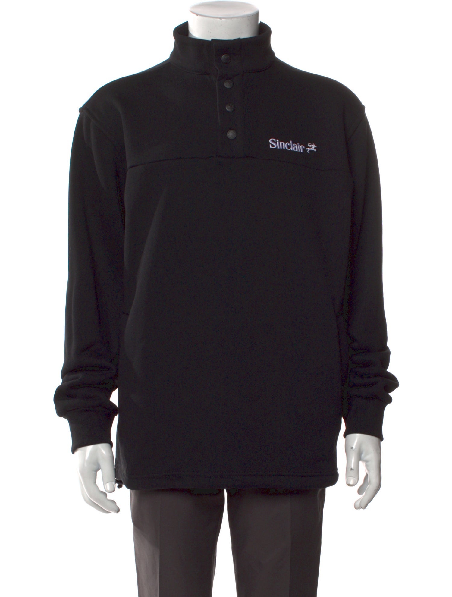 Sinclair Graphic Print Mock Neck Sweatshirt