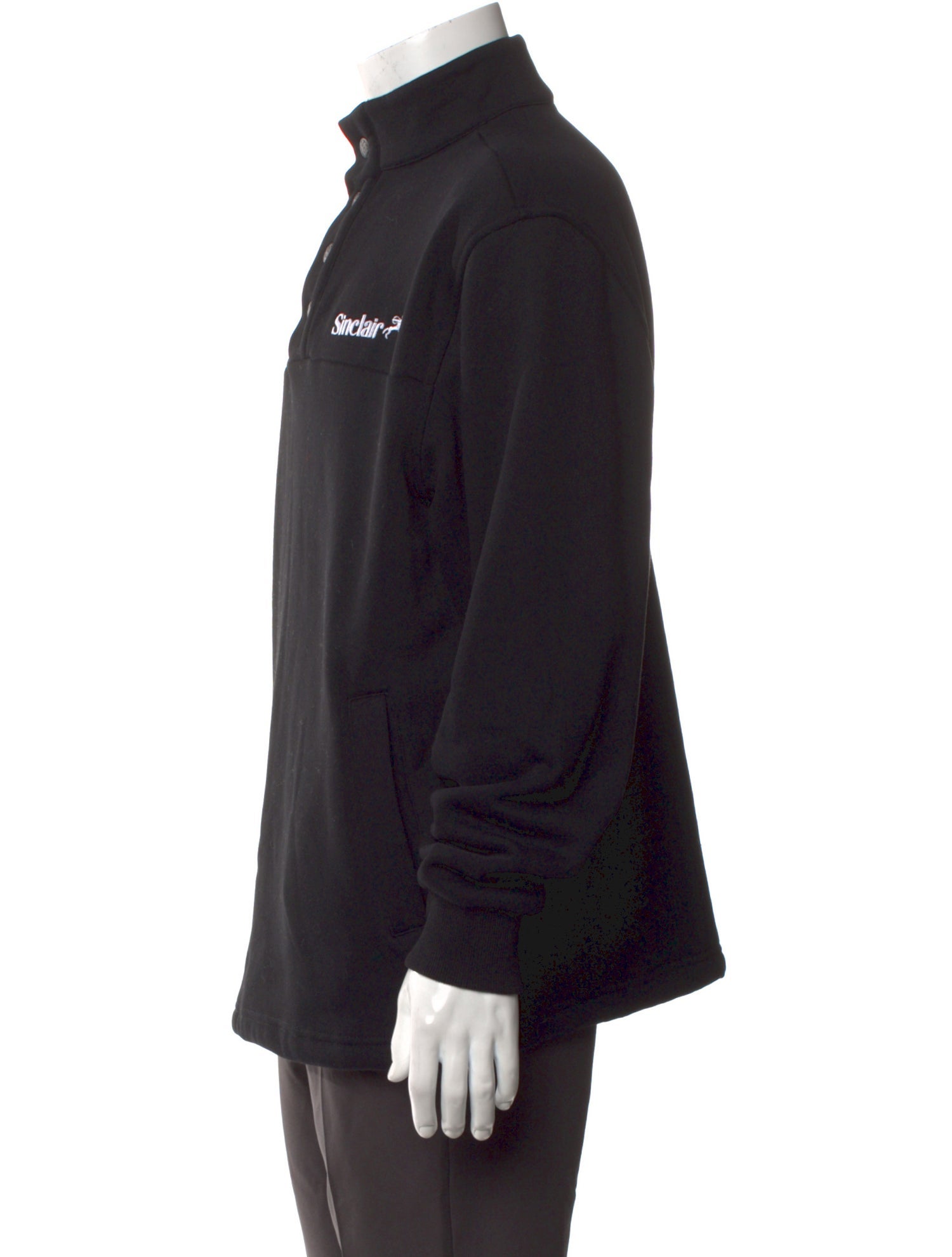 Sinclair Graphic Print Mock Neck Sweatshirt