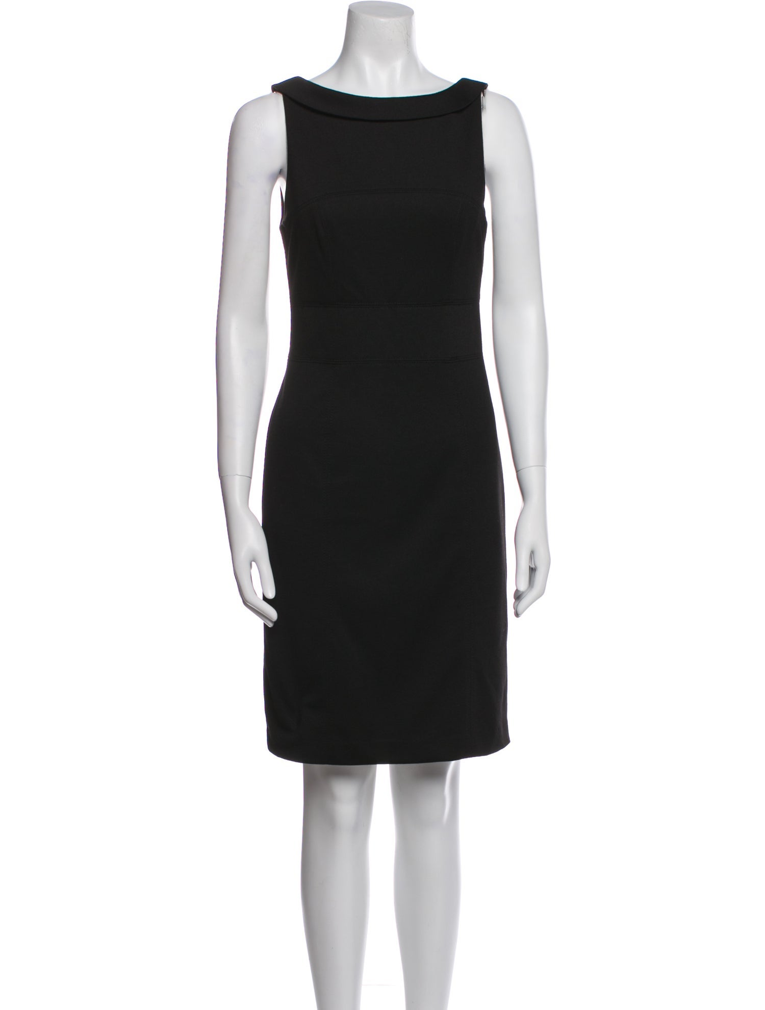 Sinclair Bateau Neckline Knee-Length Dress