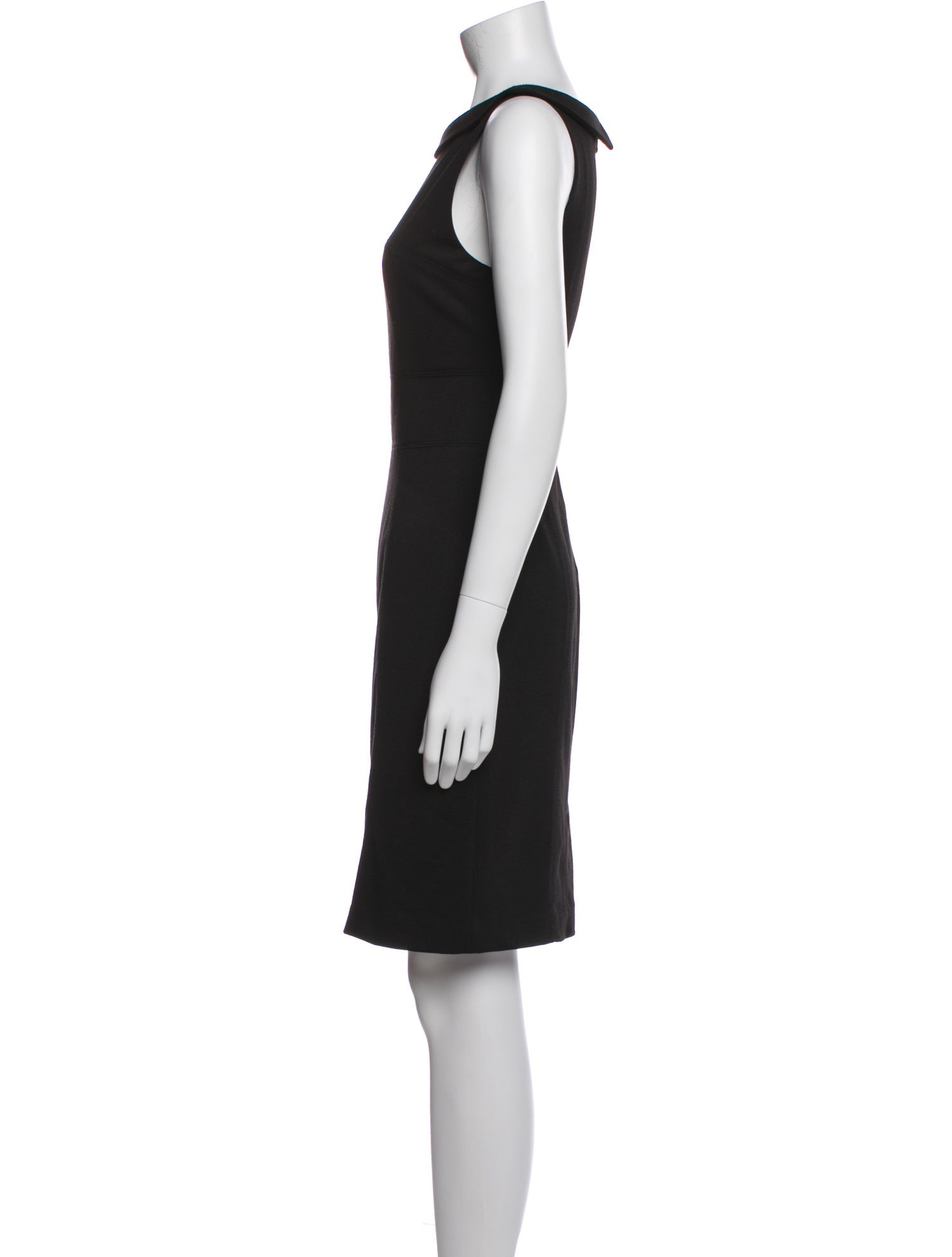 Sinclair Bateau Neckline Knee-Length Dress