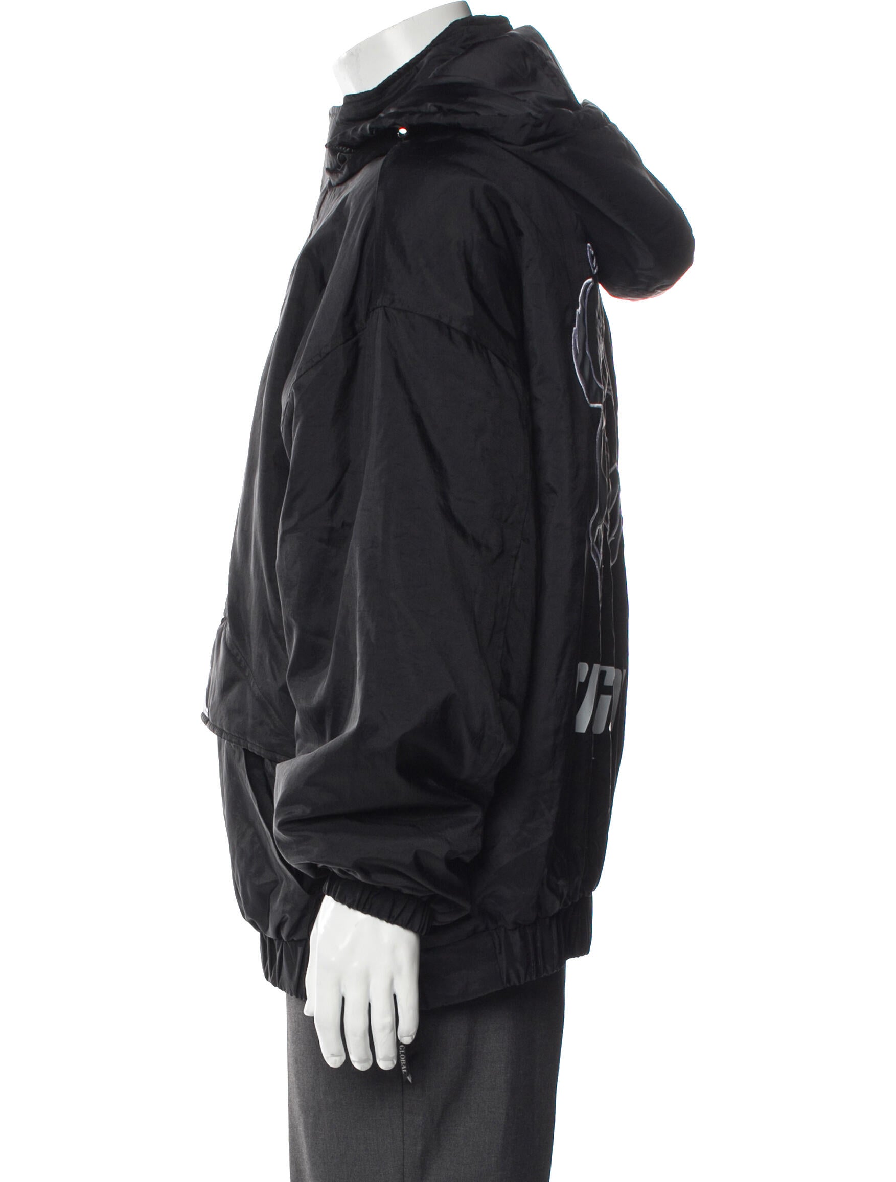 Sinclair Graphic Print Windbreaker