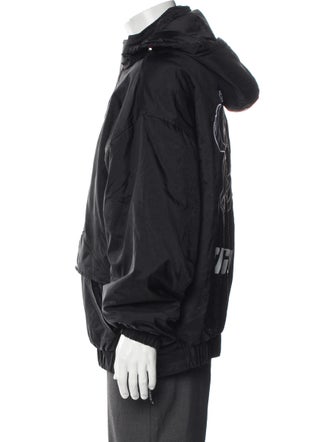 Sinclair Graphic Print Windbreaker