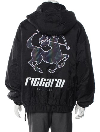 Sinclair Graphic Print Windbreaker