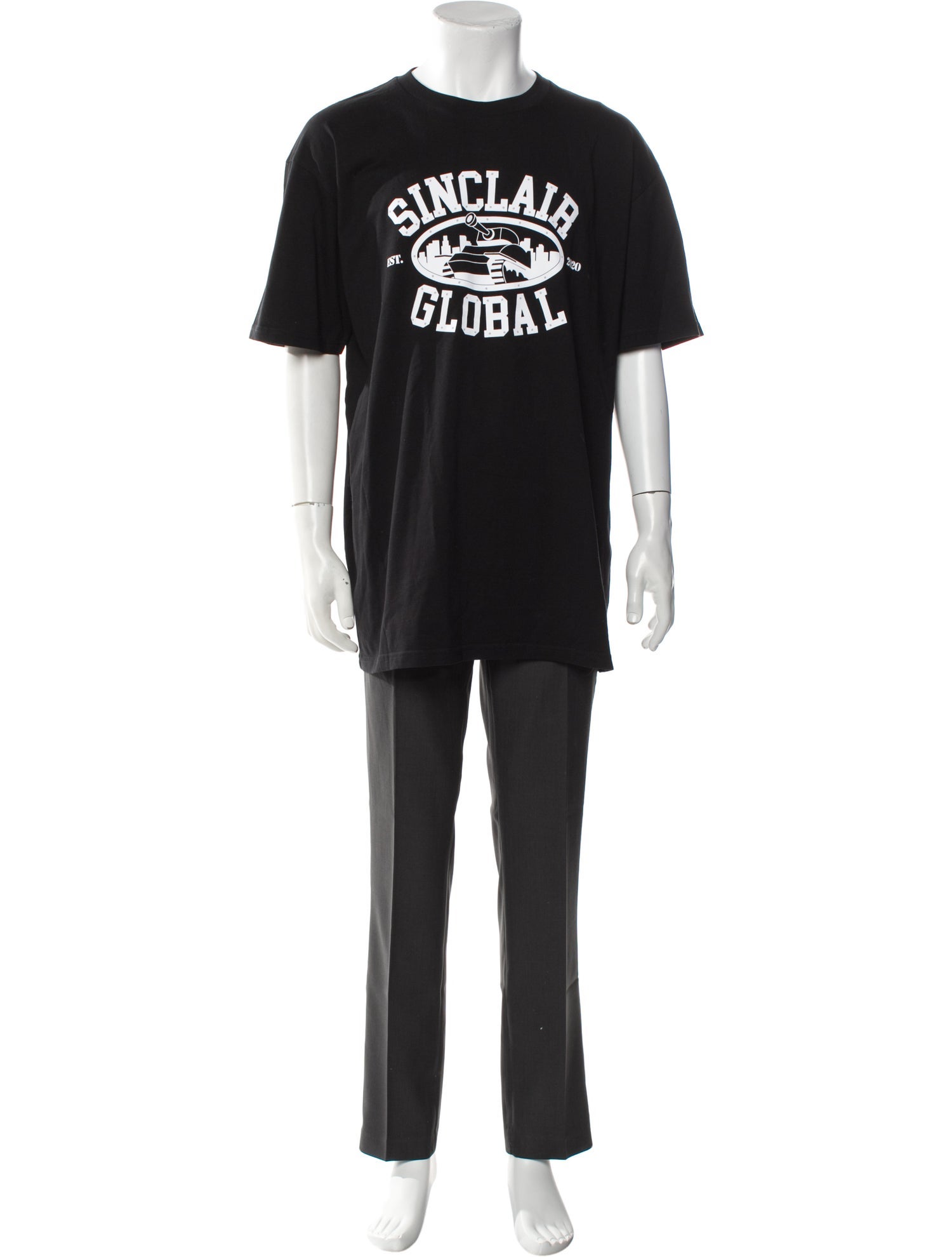 Sinclair Graphic Print Crew Neck T-Shirt