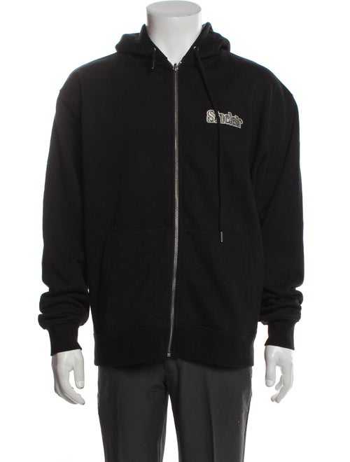 Sinclair Graphic Print Crew Neck Hoodie