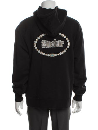 Sinclair Graphic Print Crew Neck Hoodie