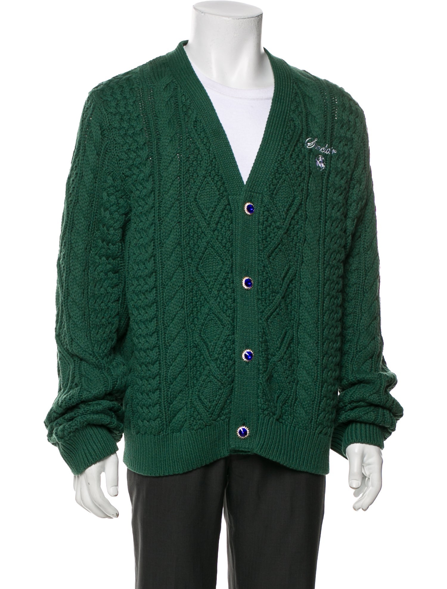 Sinclair Patterned V-Neck Cardigan