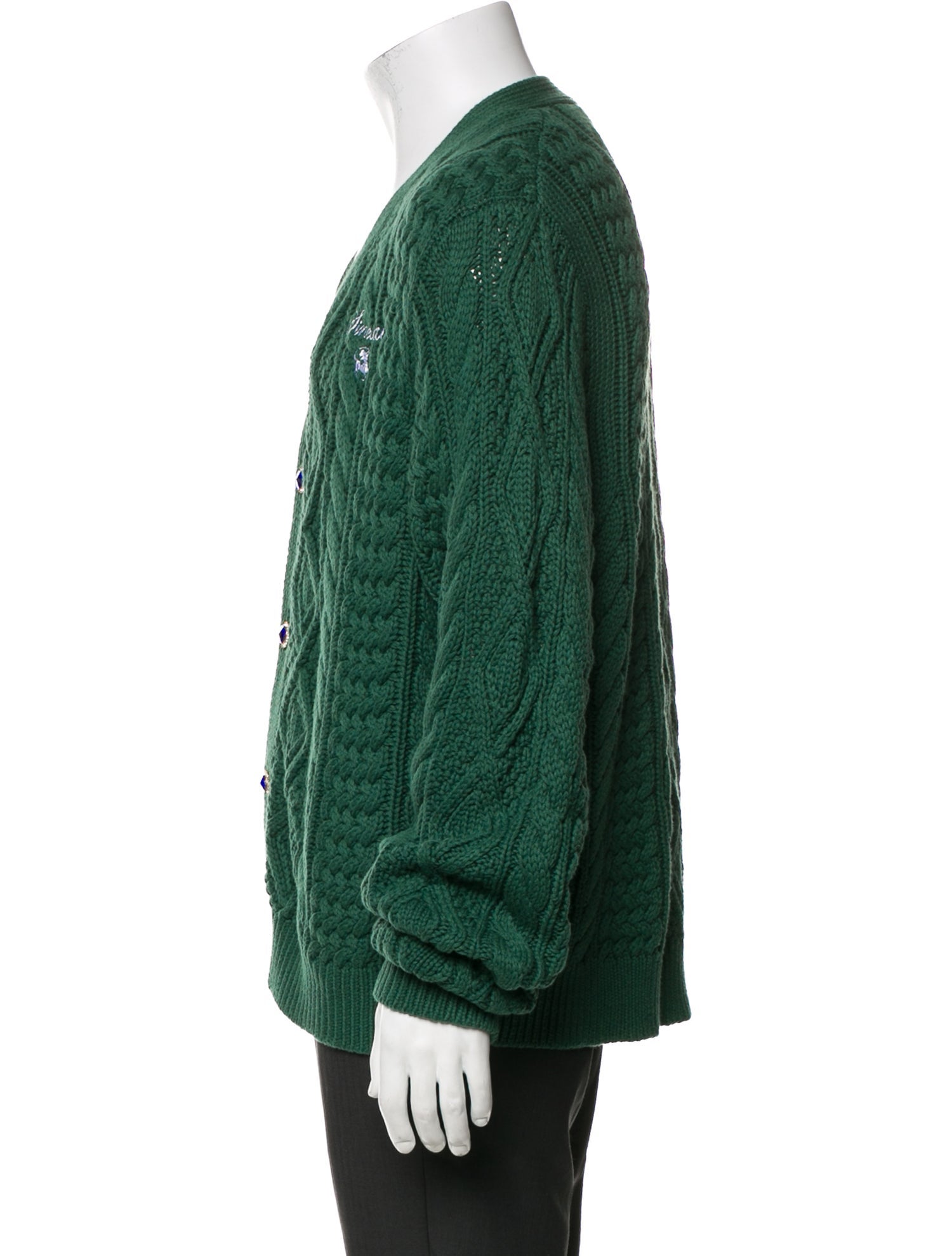 Sinclair Patterned V-Neck Cardigan