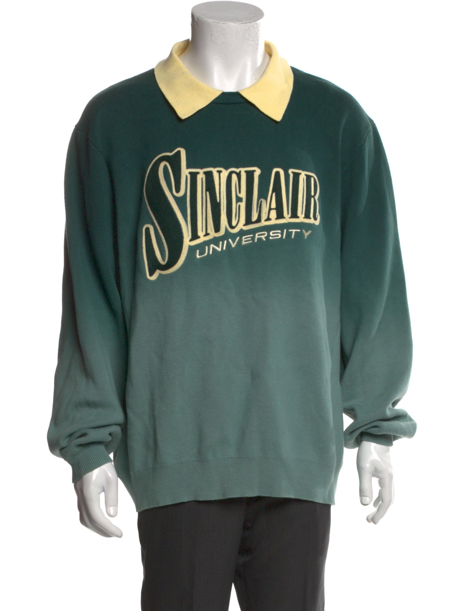 Sinclair Graphic Print V-Neck Sweatshirt