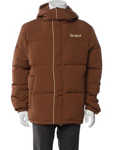 Pre-owned Sinclair Puffer Coat W/ Tags In Brown