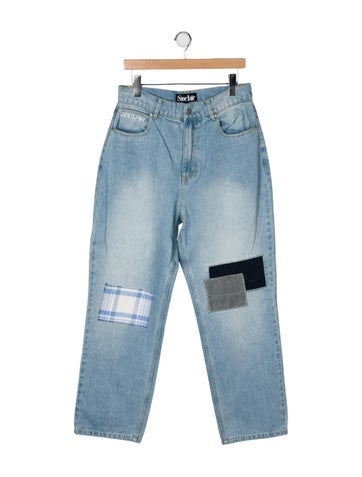 Pre-owned Sinclair Straight-leg Jeans In Blue