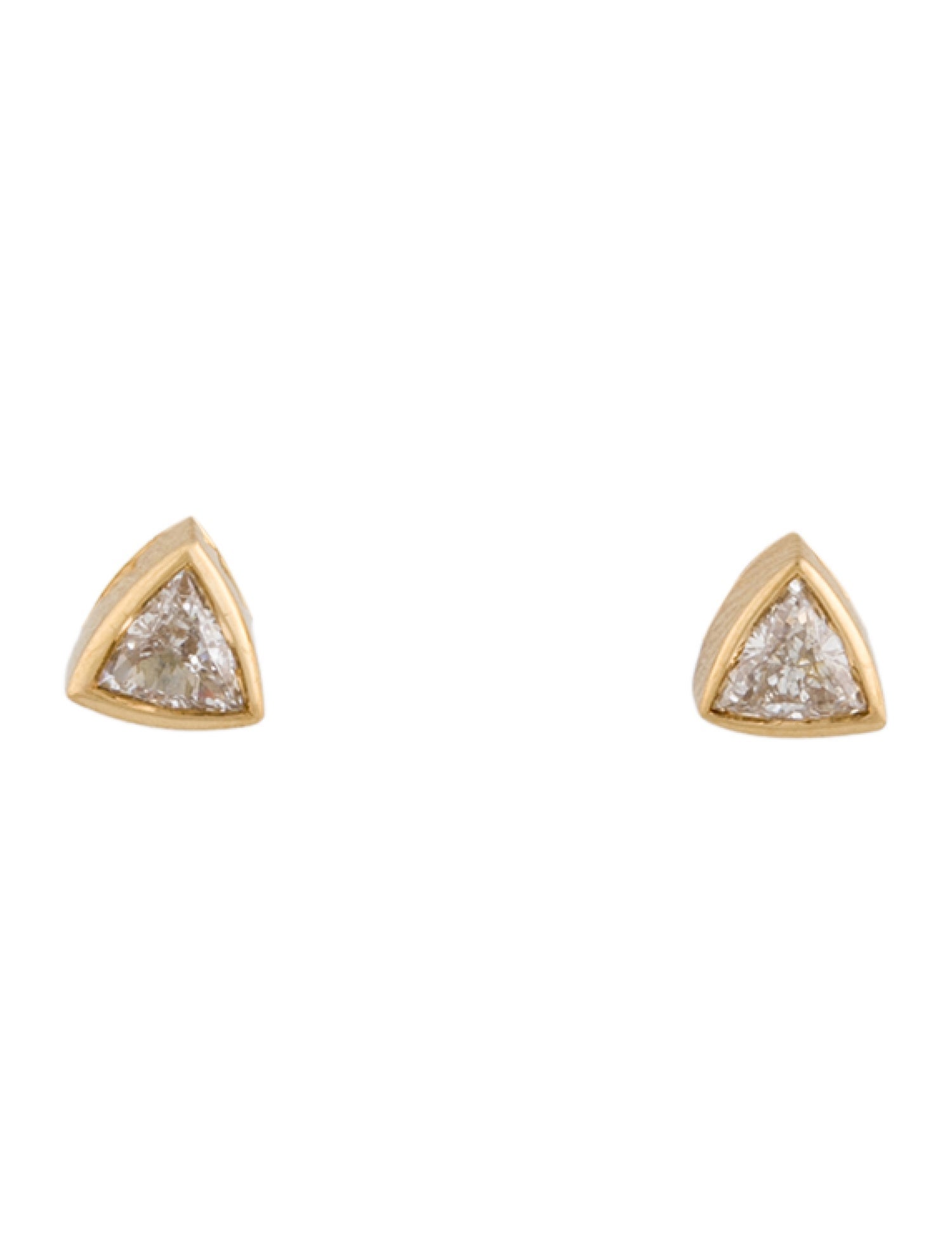 Single Stone 18K Diamond Sloane Stud Earrings