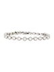 Single Stone Platinum 3.99ctw Diamond Small Gemma Bracelet