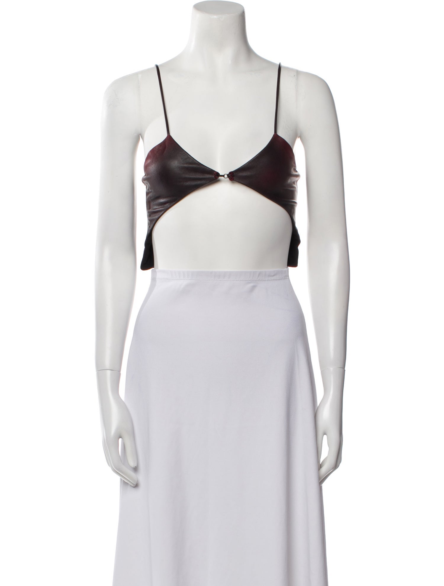 Situationist V-Neck Sleeveless Crop Top