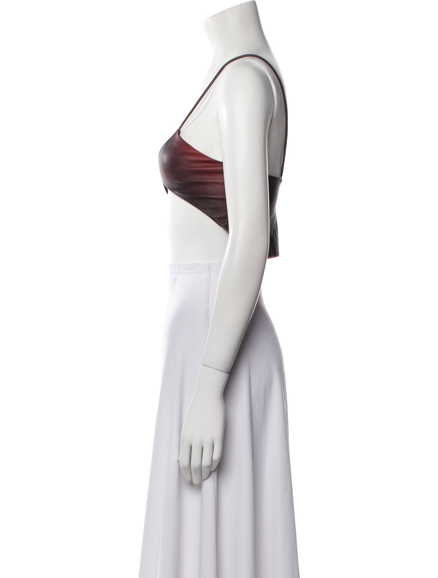 Situationist V-Neck Sleeveless Crop Top