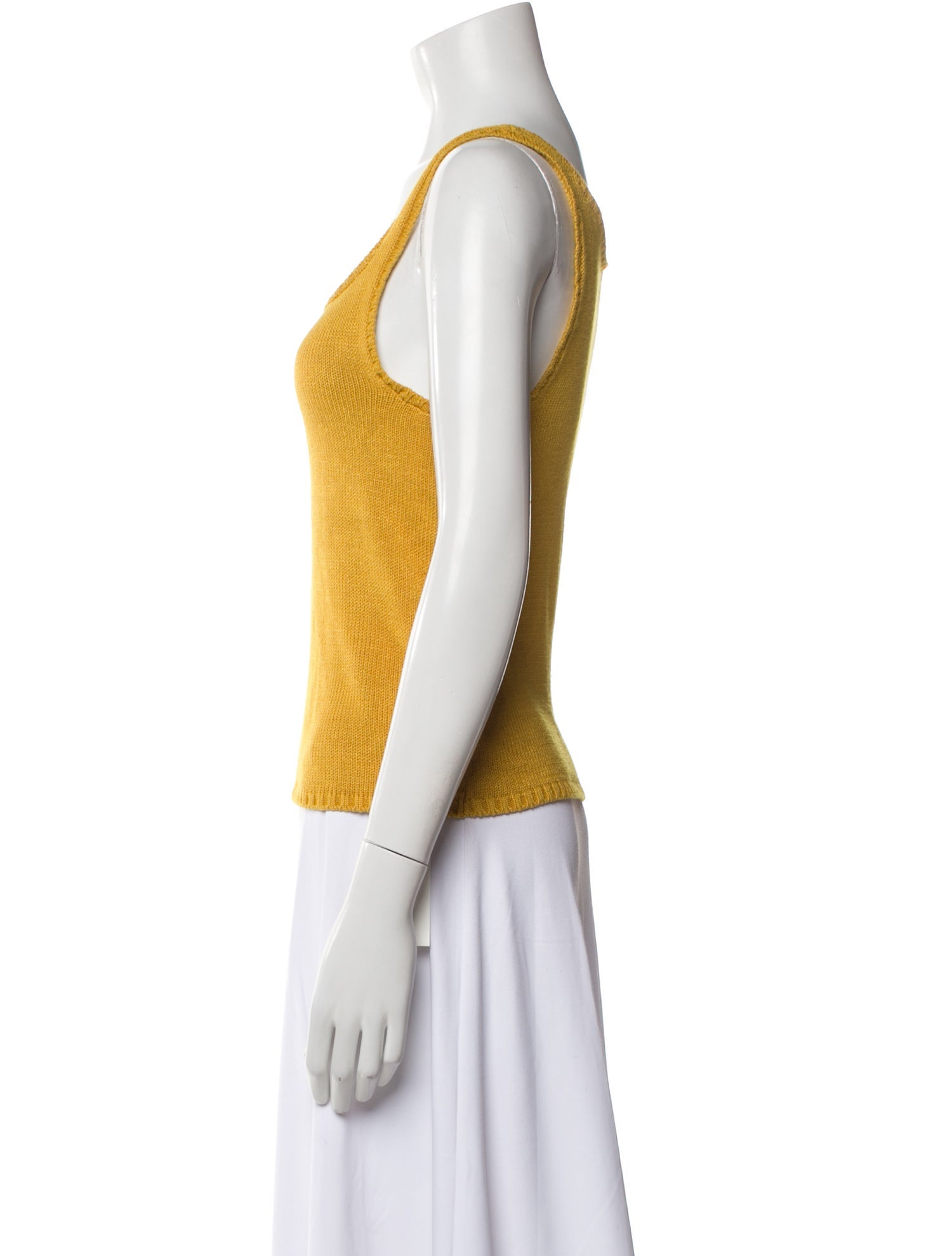 Situationist Square Neckline Sleeveless Top