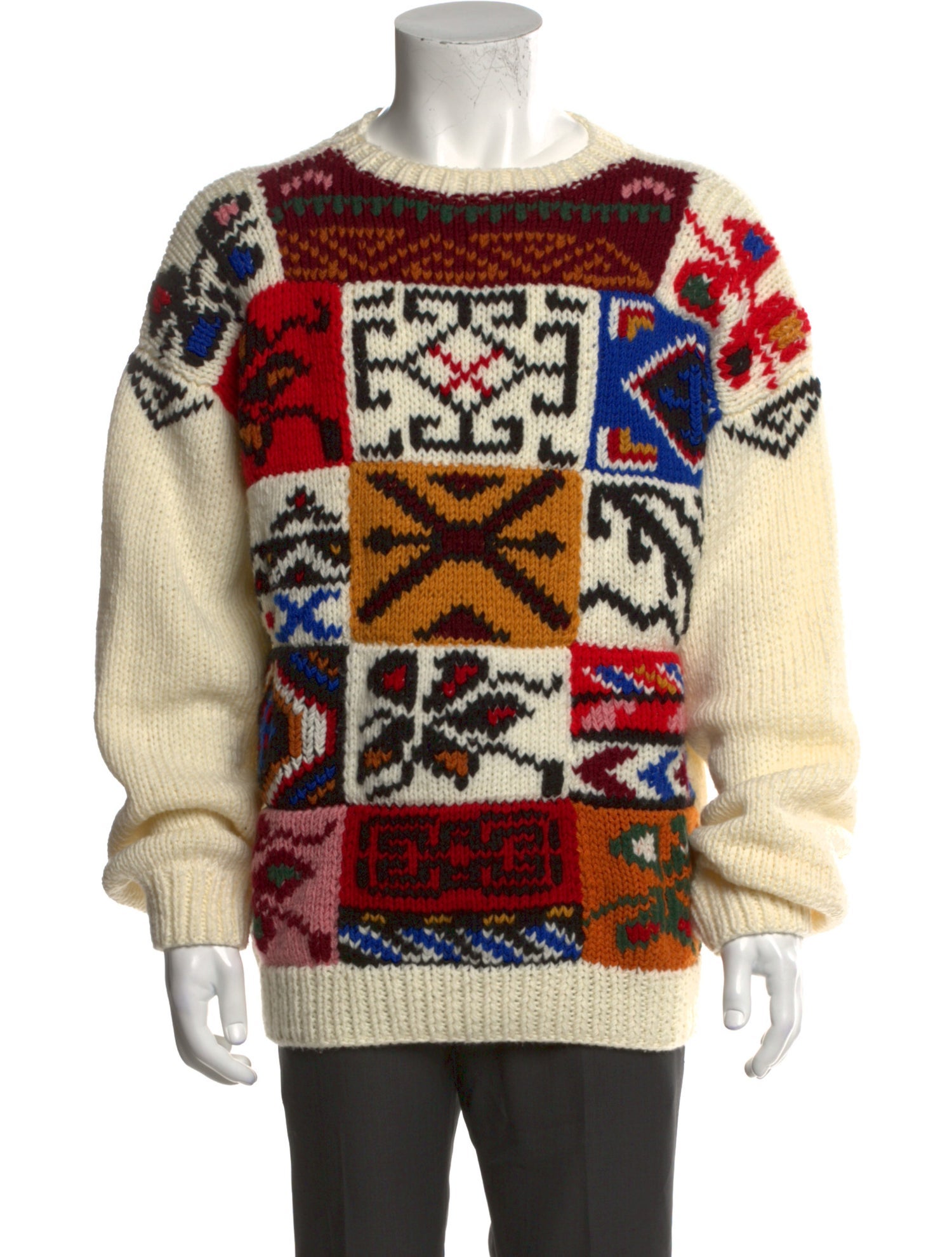 Situationist Wool Printed Pullover