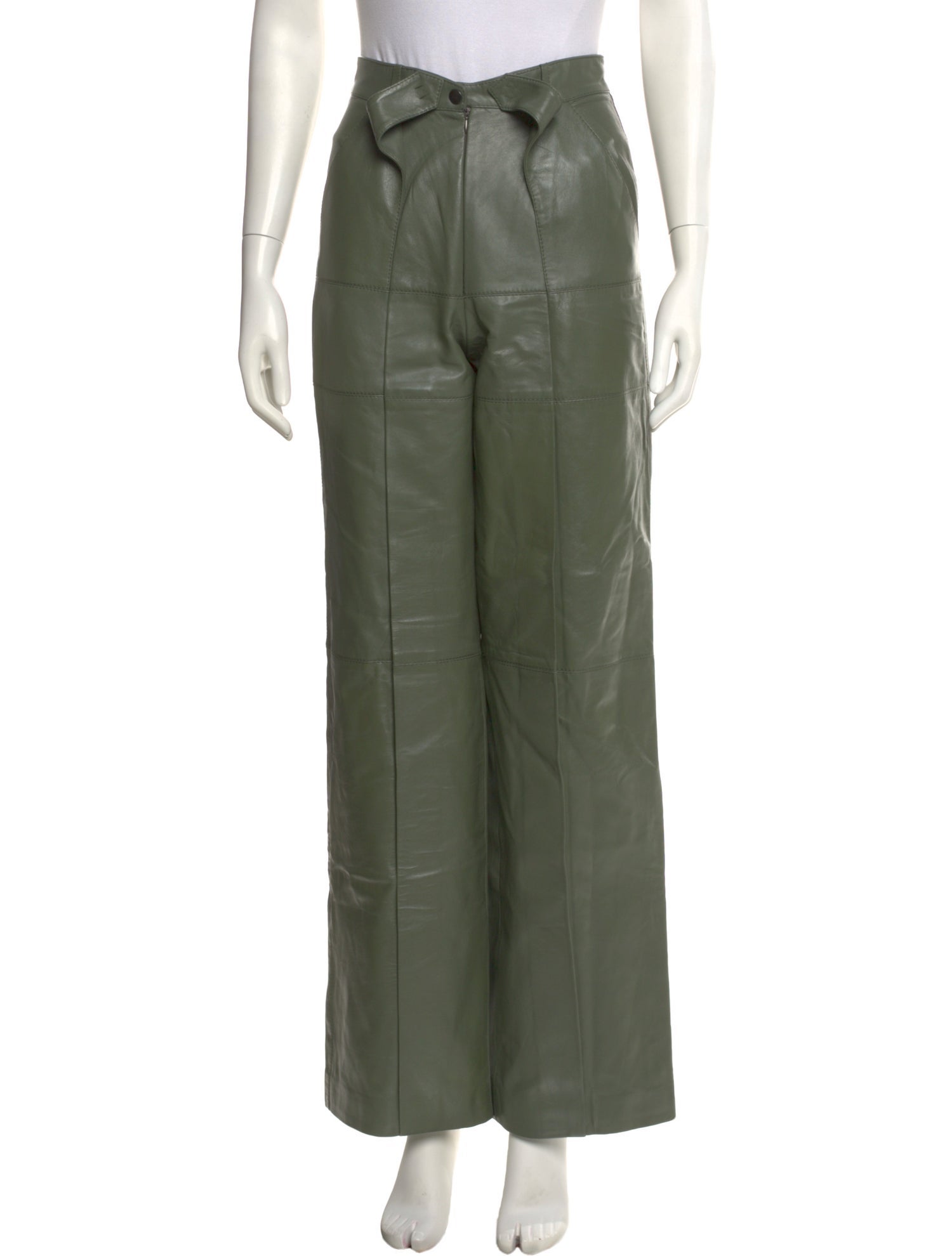 Situationist Leather Wide Leg Pants w/ Tags